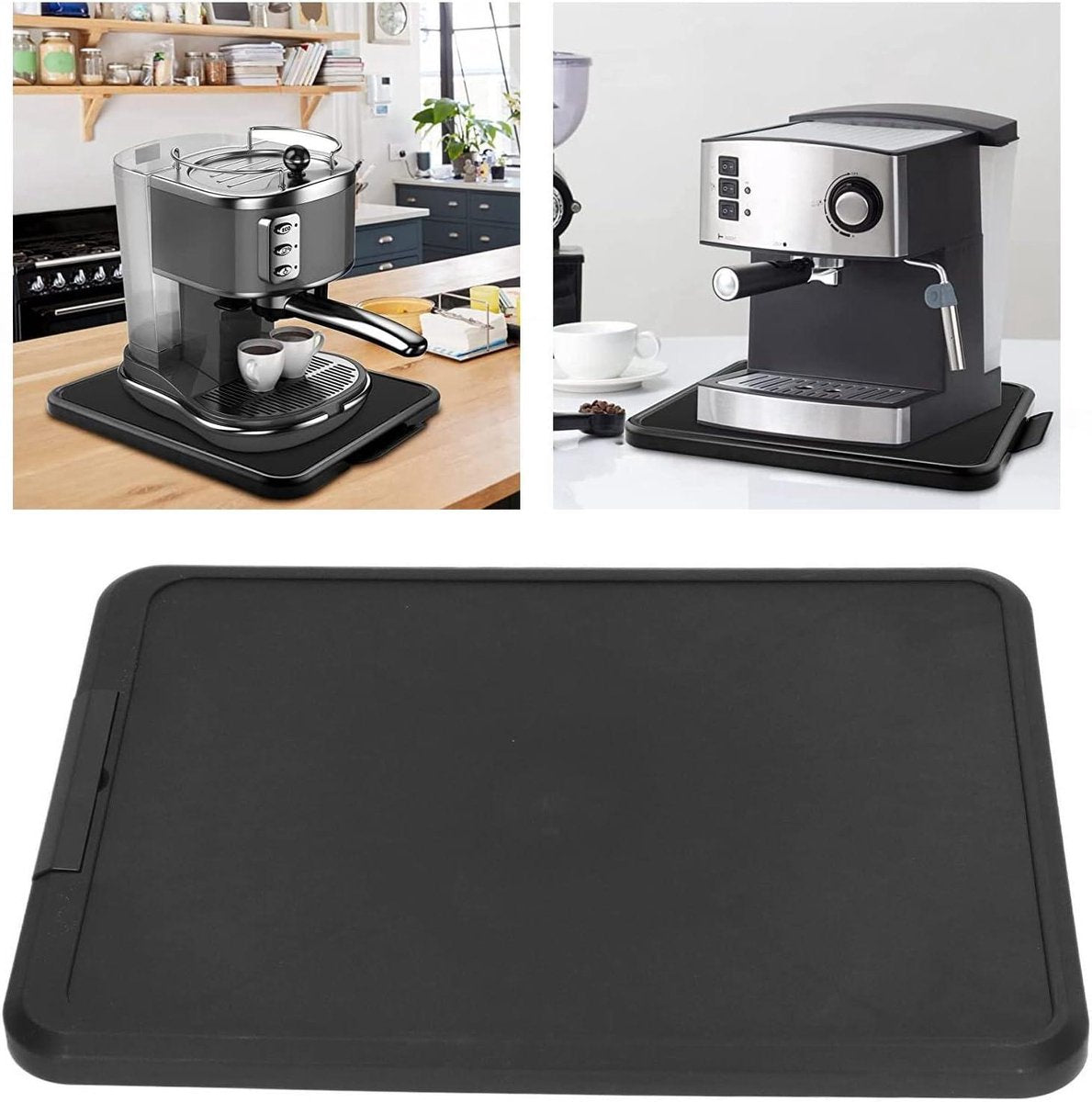 Allecto Kitchen Appliance Sliding Tray - Rolling Tray - Handy - Black - Storage Accessories - Suitable for various models - Kitchen Appliance Storage System - Image 8