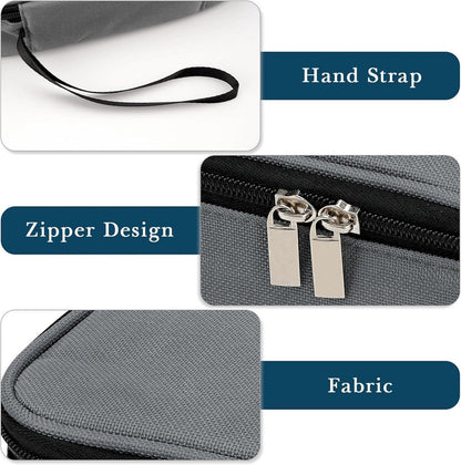 Allecto - Travel Snack Bags - Thermally Insulated Container - Fruit - Lightweight - Leak-Proof Cooler Bag - Portable - Storage Accessories - Picnic - Grey - Suitable for model XYZ. - Image 6