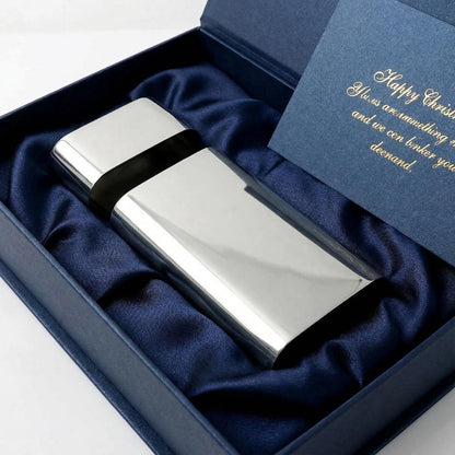 Stainless Steel Travel Case Portable Holder for Light Humidor Storage Accessories with Handle - Image 5