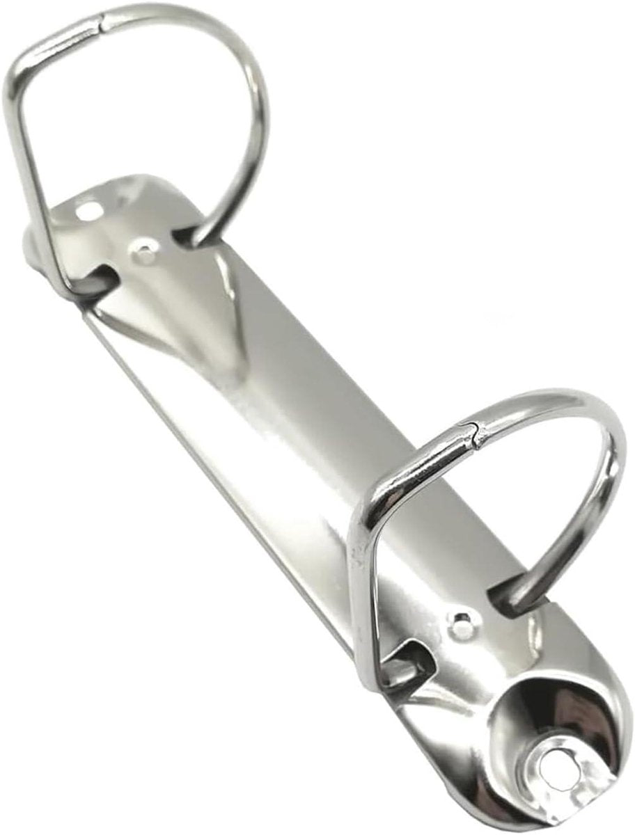 5 pieces D-shaped metal clip ring binder mechanism - set of 2 ring binders for papers, textbook, documents - school supplies - storage accessories - Image 6