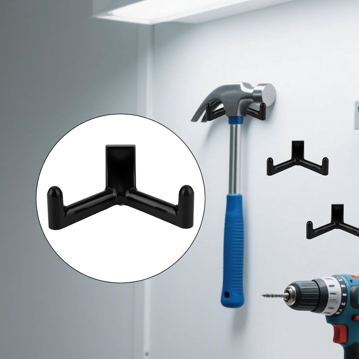 Allecto plus - Tool hooks for Garden Shed - Storage accessories for Shovels and Rakes - Image 3