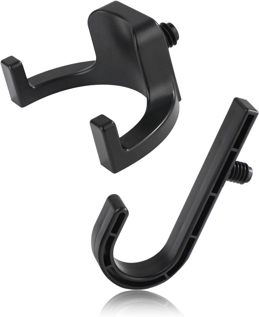 Allecta - Set of 2 Storage Hooks for Sheds | V-Shaped Tool Hooks | Storage Accessories - Black | Suitable for Craftsman Sheds - Image 5