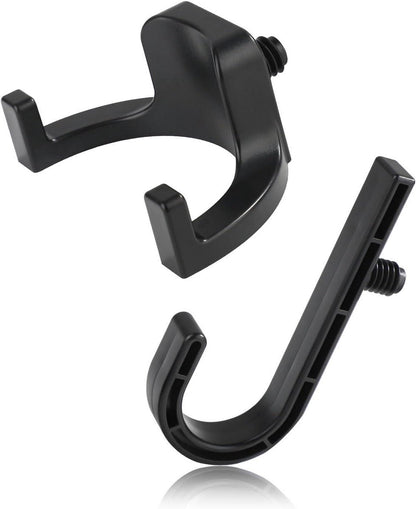 Allecta - Set of 2 Storage Hooks for Sheds | V-Shaped Tool Hooks | Storage Accessories - Black | Suitable for Craftsman Sheds - Image 5