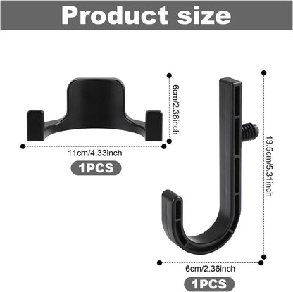 Storage Hooks for Sheds - Handy J/V-Shaped Tool Hooks - Compatible with various sheds - Storage accessories for a tidy shed - Image 7