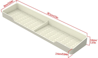 Magnetic hob rack, kitchen storage rack, magnetic silicone spice rack over the stove, decorative storage accessories for the kitchen, oven rack, kitchen gadgets suitable for flat hobs. - Image 3