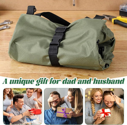 Tool bag - storage bag - tool bag - tools not included - foldable - portable - storage accessories - suitable for electricians and repairmen - tool bag - green - 47*28 cm - Image 6