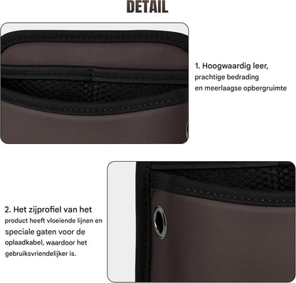 Car storage bag - 18*15*5.5 cm - Car storage bag - Storage - Universal car storage bag - Self-adhesive storage bag - Car essentials - Universal storage accessories for the car seat holder - Image 6