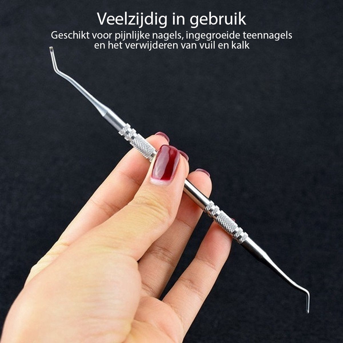 Nail Lifter for Ingrown Toenails - Nail Lifter - Double-Sided Sturdy 2 mm Spoons - Pedicure Excavator - - Image 5