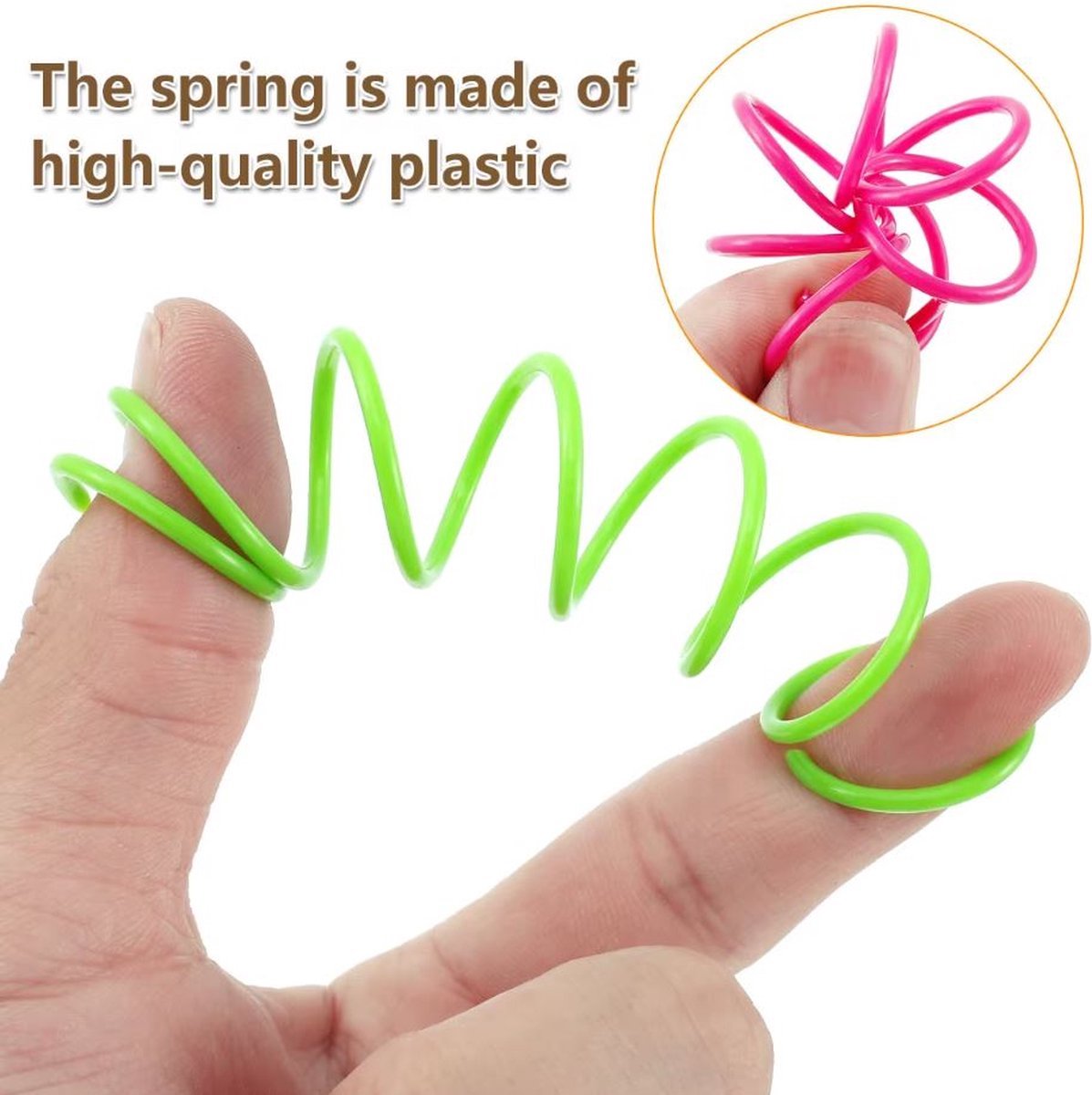 Cat Feather Sniffing Pack - Colored - 6 pieces | Cat Toys - Spring - Cat Toys - Springs - Cat Toy - Toys for Cats - Play Feather - Kittens - Image 2