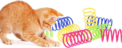 Cat Feather Sniffing Pack - Colored - 6 pieces | Cat Toys - Spring - Cat Toys - Springs - Cat Toy - Toys for Cats - Play Feather - Kittens - Image 6