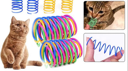 Cat Feather Sniffing Pack - Colored - 6 pieces | Cat Toys - Spring - Cat Toys - Springs - Cat Toy - Toys for Cats - Play Feather - Kittens - Image 6