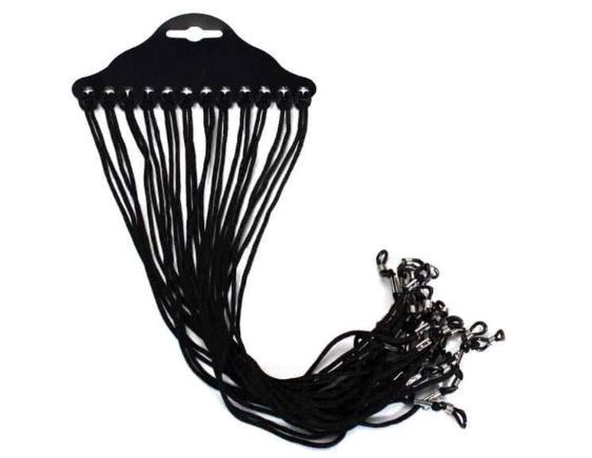 Glasses Cord / 12 Pieces / Black Cord / 3D - Image 2