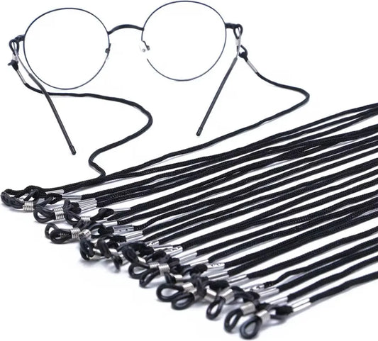 Glasses Cord / 12 Pieces / Black Cord / 3D - Image 3