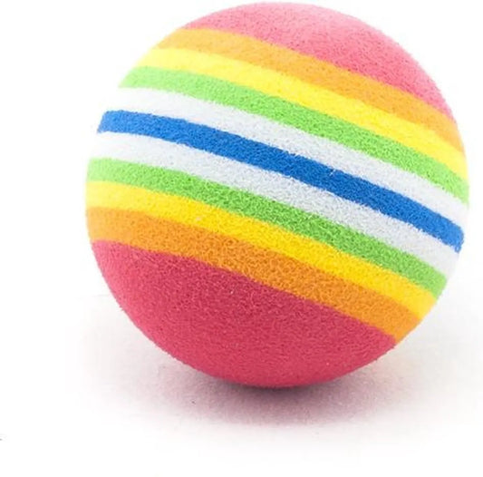 Rainbow balls 3 pcs. | Cat toys - Image 2
