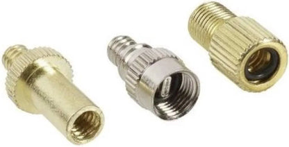 3 Pcs Bicycle Valve Adapter Set, Brass Presta to Schrader Pump Adapter for Bike Tire Inflator Accessories - Image 2