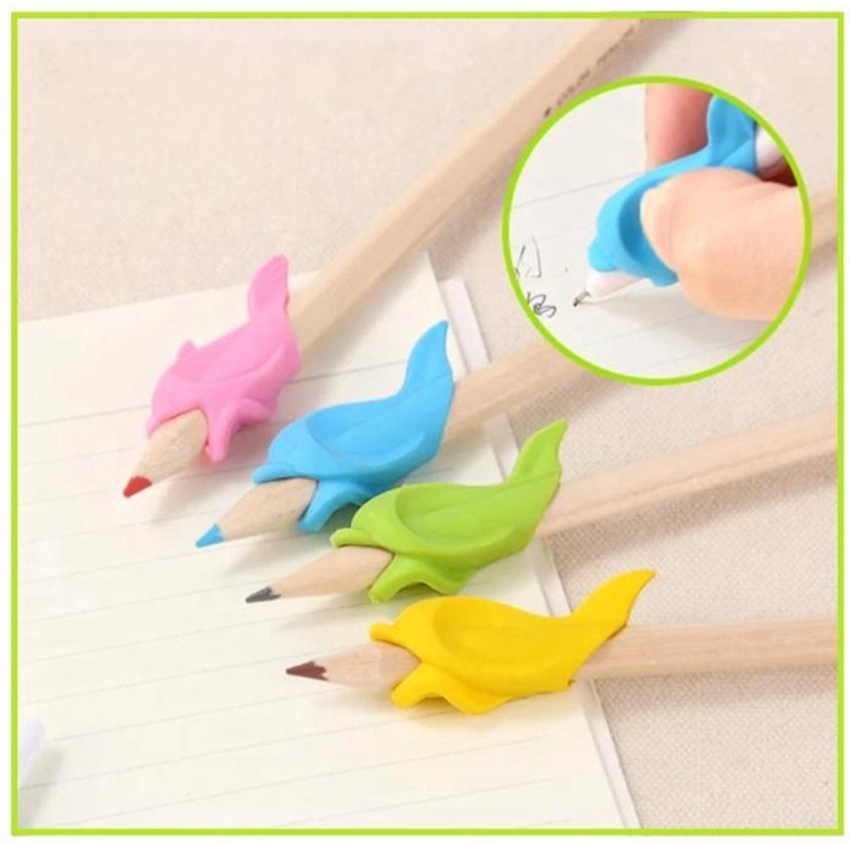 Pencil Grip | Drawing Aid | Pen Grip Aid | Various Colors | 3 Pieces - Image 3