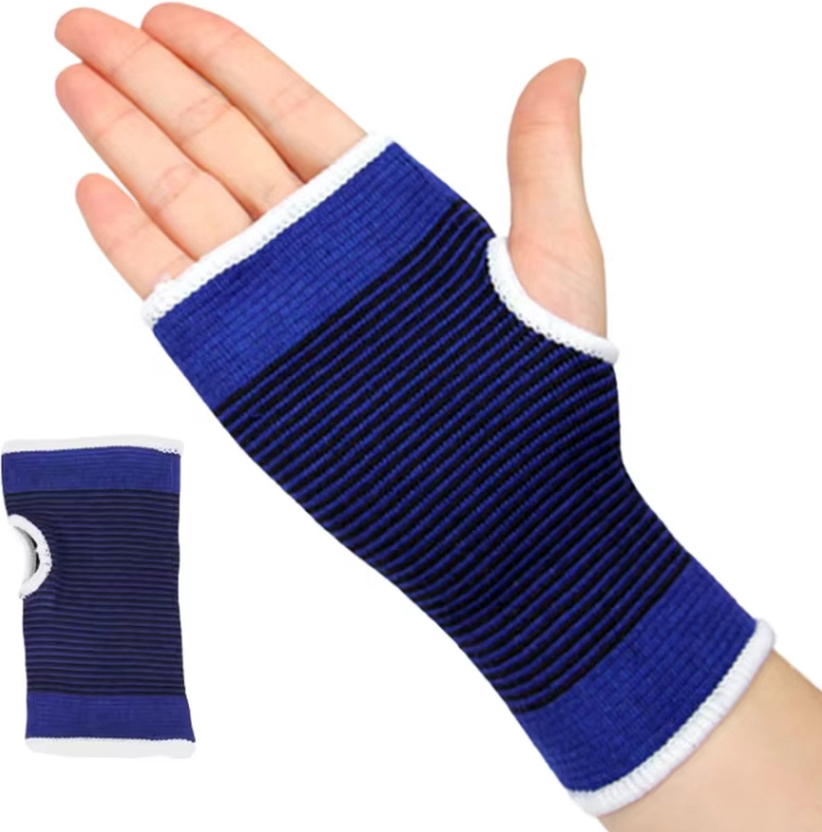 Wrist Brace | Wrist Support | Bandage | Injury | Wrist Support | Left & Right ( 1 Pair ) | Hand Protection | Wrist Support | Blue - Image 8