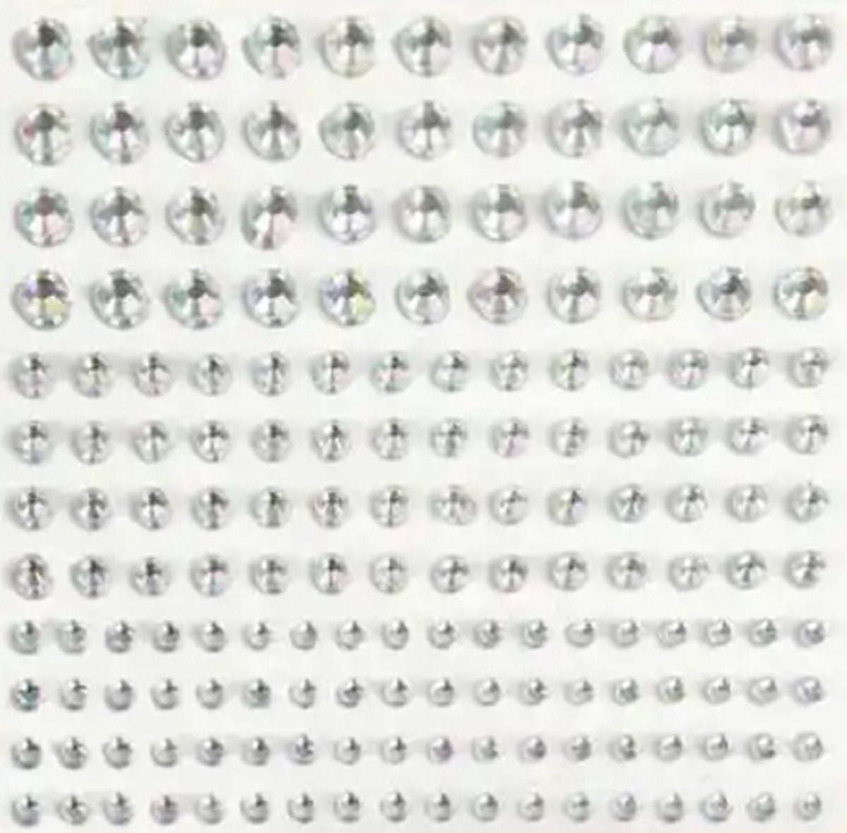 Diamond Face - Glitter makeup stickers in 4 sizes - 100 pieces - Image 4