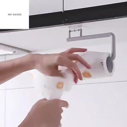 Kitchen Roll Hanger | Kitchen Roll Holder | Kitchen Roll Holder | Foil Holder | Self-Adhesive | White - Image 5
