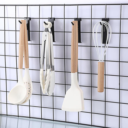 Gridwall Hooks 30 Pieces - 10/15/20cm - Iron - Black - Commercial Quality - Grid Wall Panels Accessory - Garage - Shop - Storage accessories - Image 2