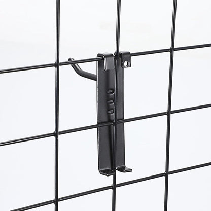 Gridwall Hooks 30 Pieces - 10/15/20cm - Iron - Black - Commercial Quality - Grid Wall Panels Accessory - Garage - Shop - Storage accessories - Image 5