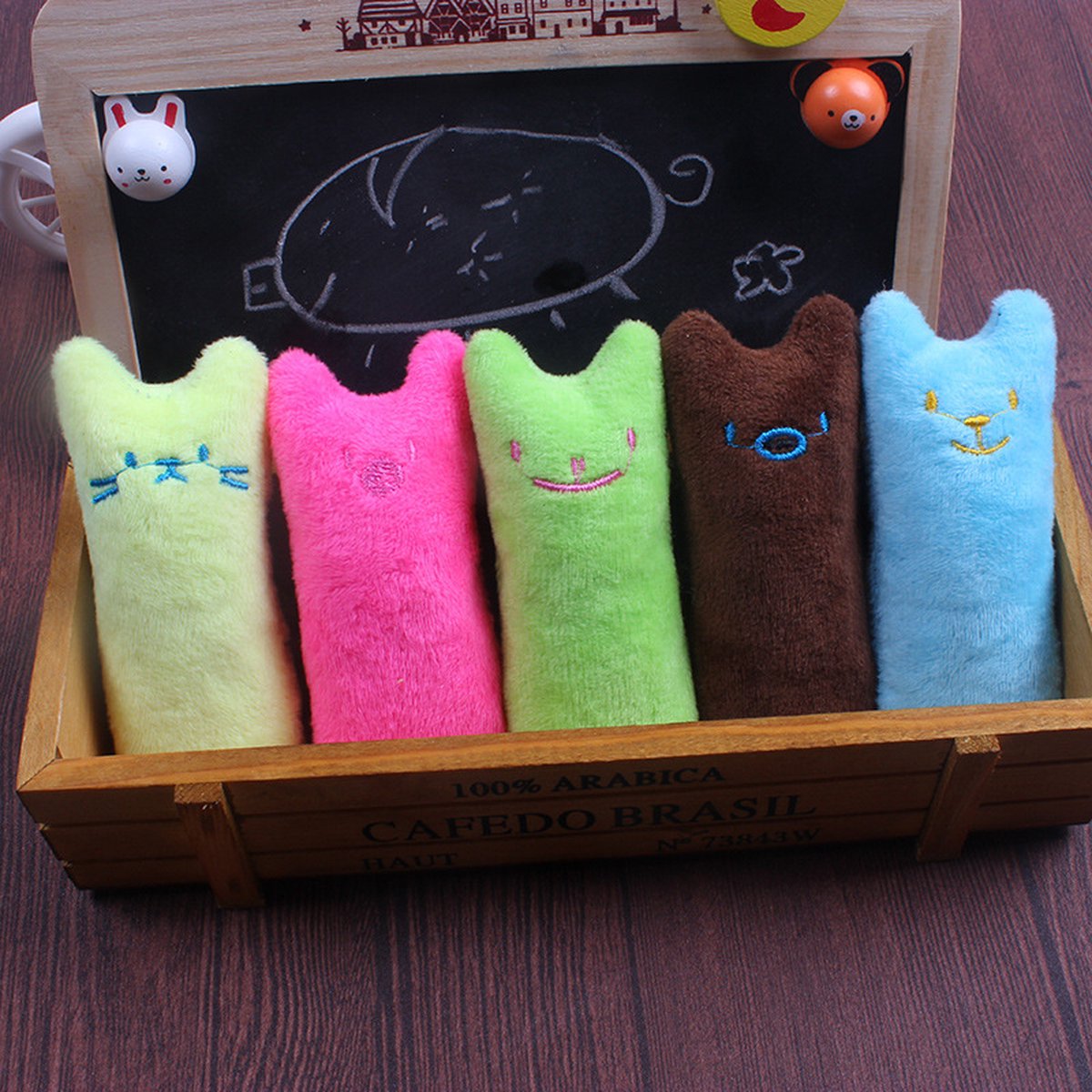 Catnip Plush Toy | Cat Toys | Catnip | Cat Toys | BROWN - Image 4