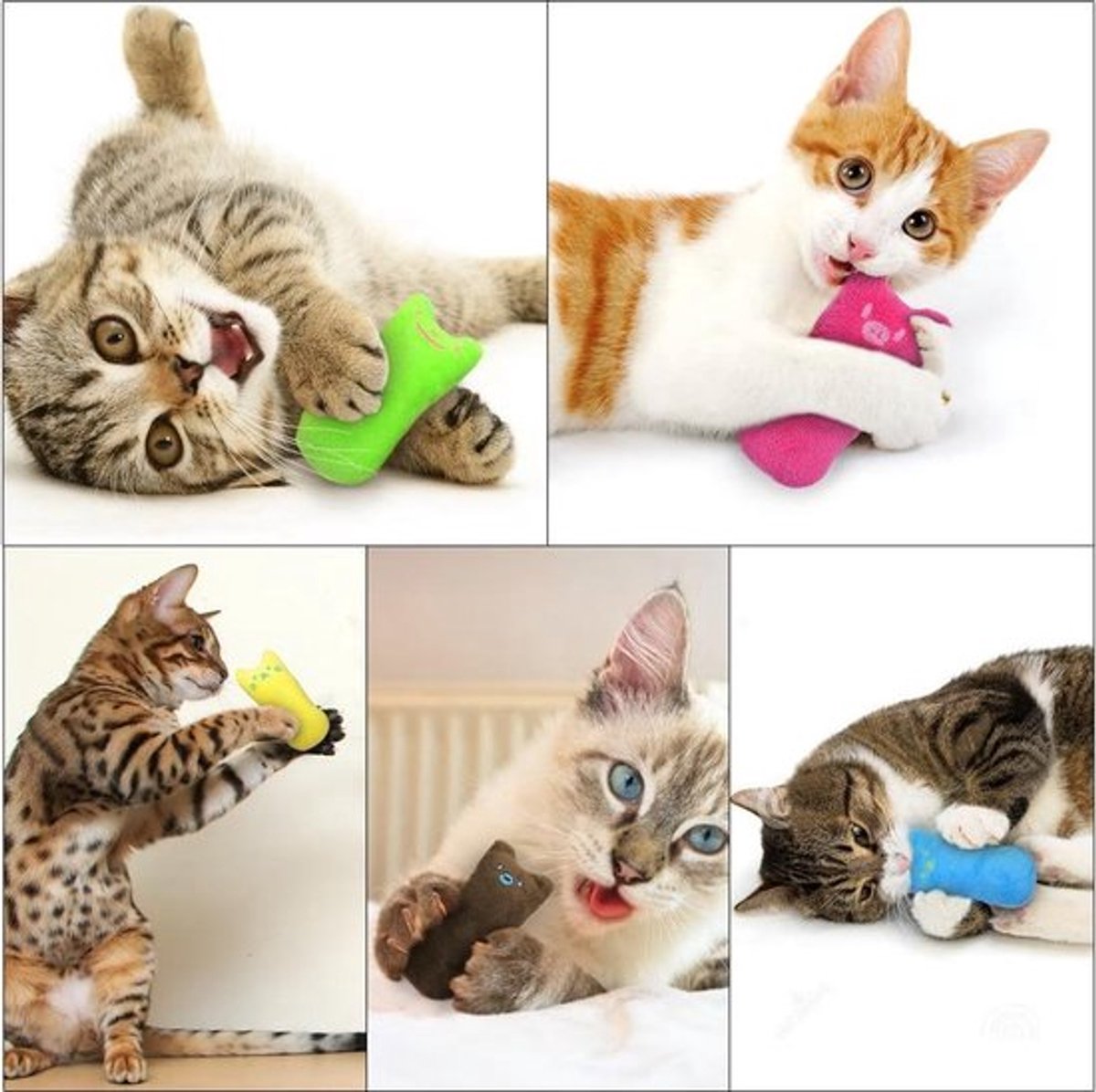 Catnip Plush Toy | Cat Toys | Catnip | Cat Toys | BROWN - Image 7