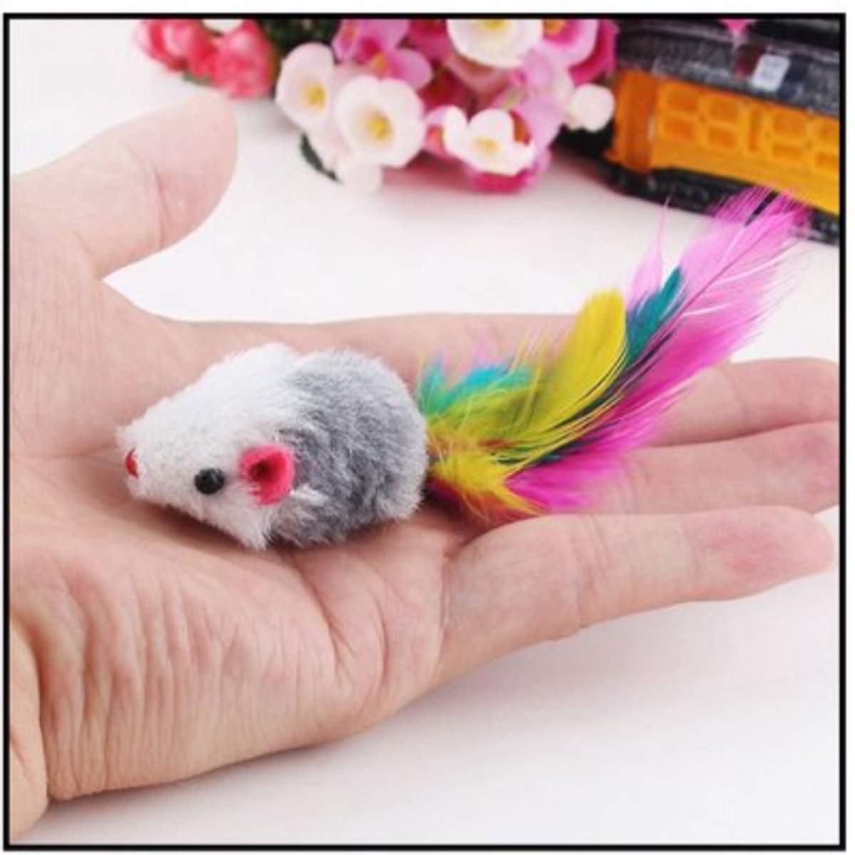 10x Plush Toy Mouse | Cat Toys | Toy Mice | Play Mouse - Image 2