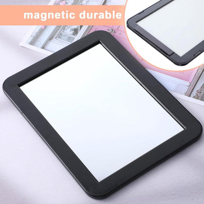 Magnetic Closing Mirrors 17.8 × 13.5 cm - Set of 2 - Makeup Mirror for School, Gym, and Office - Storage Accessories - Image 5