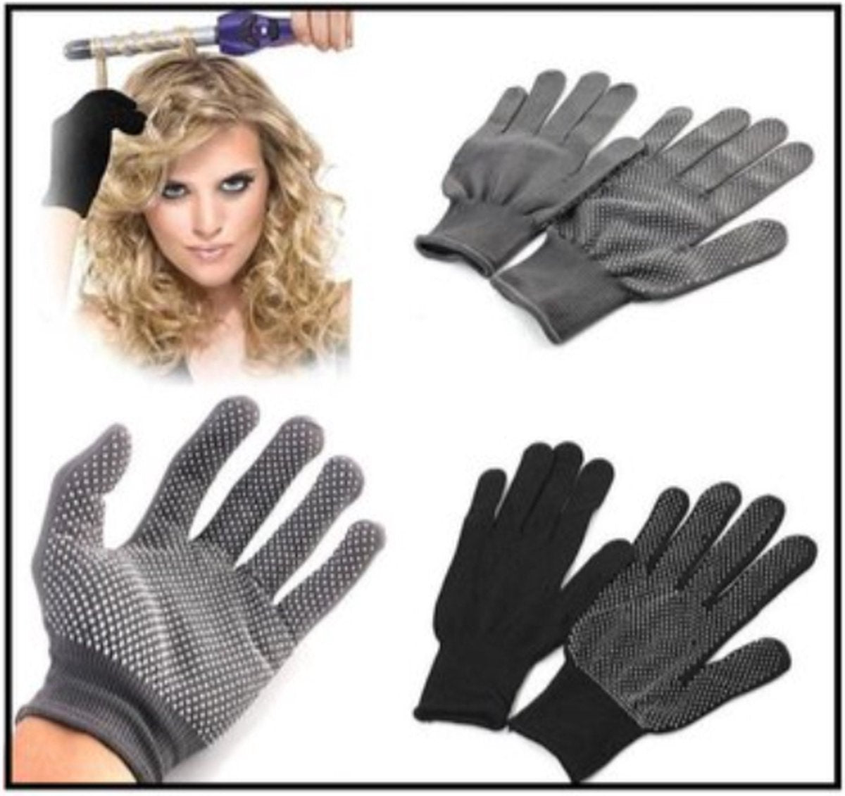 Heat-Resistant Gloves | Heat Glove | Curling Iron | Straightener | 1 Pair - Image 3