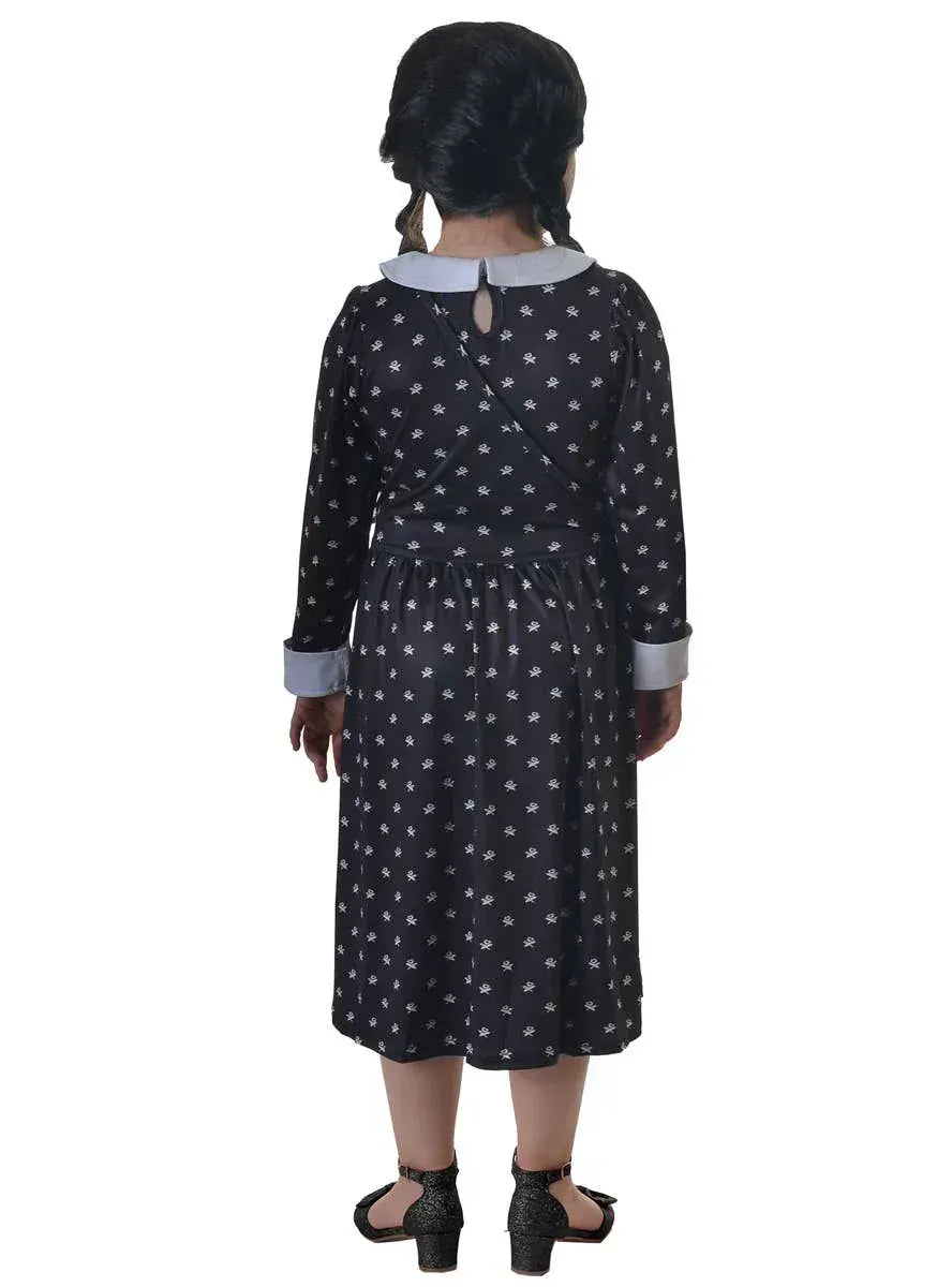 Wednesday Addams Girls Halloween Costume and Bag - Image 2