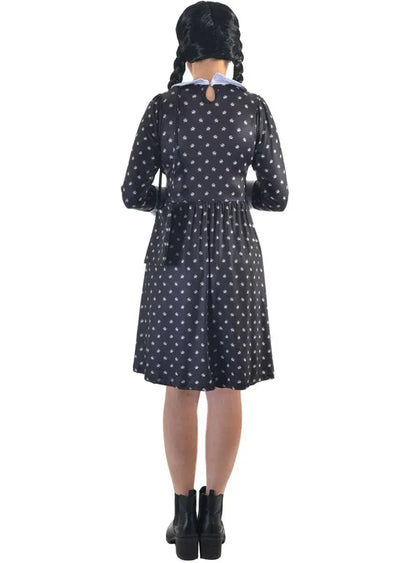 Wednesday Addams Teen Girls Halloween Costume and Bag - Image 2