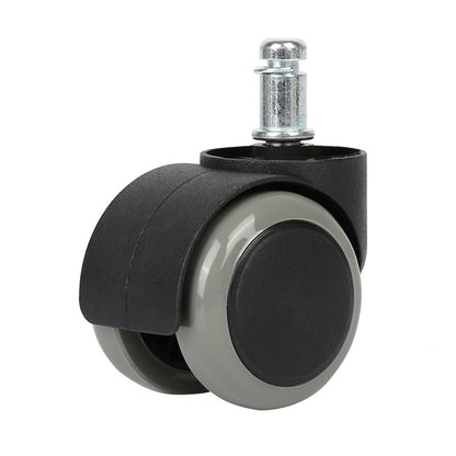 5-Piece 2-Inch Office Chair Replacement Rubber Wheels - Universal Heavy-Duty Casters - Image 2
