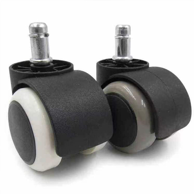 5-Piece 2-Inch Office Chair Replacement Rubber Wheels - Universal Heavy-Duty Casters - Image 3