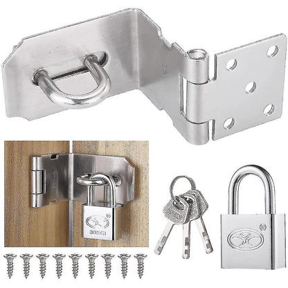 30mm Door Bolt with Latch and Keys - Heavy-Duty Security Lock for Home & Office - Image 2