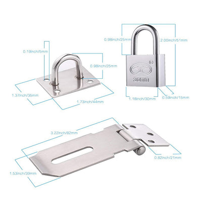 30mm Door Bolt with Latch and Keys - Heavy-Duty Security Lock for Home & Office - Image 5