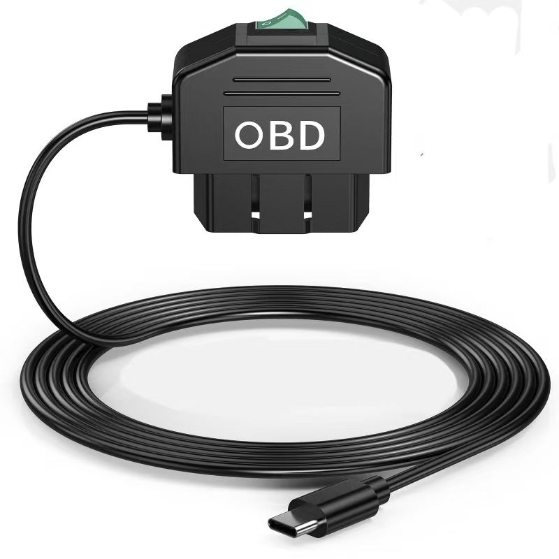 OBD Car Dash Cam Monitoring Cable - 12V/24V Hardwire Power Cable for Dash Cameras - Image 4
