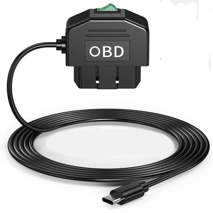 OBD Car Dash Cam Monitoring Cable - 12V/24V Hardwire Power Cable for Dash Cameras - Image 4