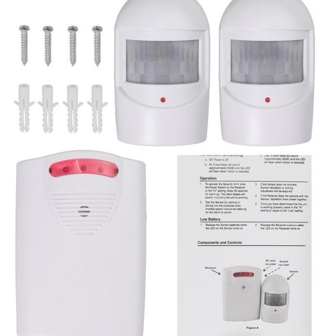 Infrared Alarm System - Wireless Motion Detection Security Alarm for Home & Office - Image 3