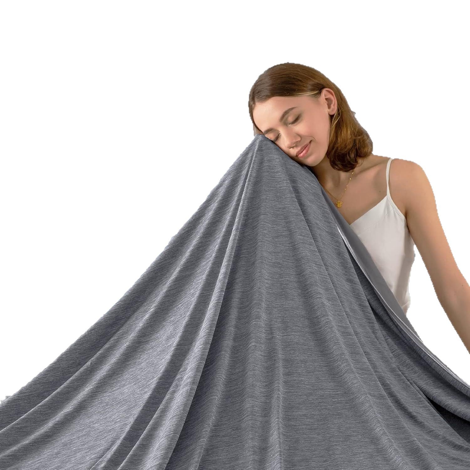 Dark Gray Blanket - 130x150cm Soft Warm Throw for Beds, Sofas & Daily Use - Image 2