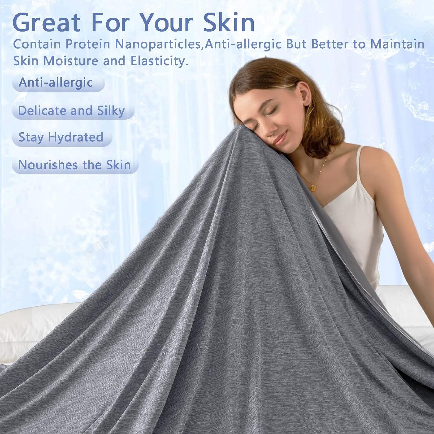 Dark Gray Blanket - 130x150cm Soft Warm Throw for Beds, Sofas & Daily Use - Image 4