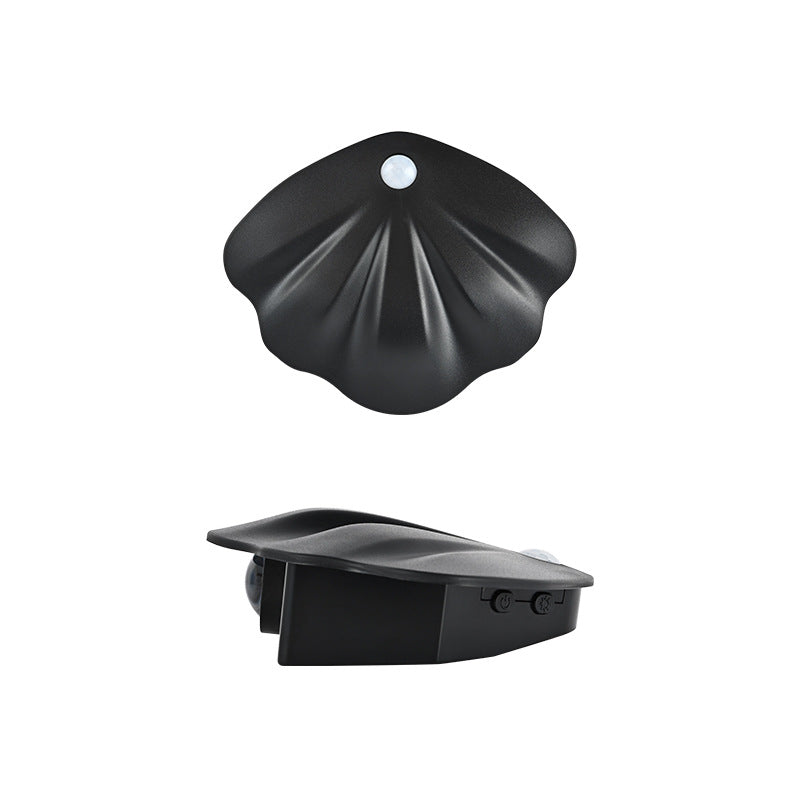 Black Shell Sensor Light - Decorative LED Motion-Activated Lamp for Home & Outdoor - Image 5
