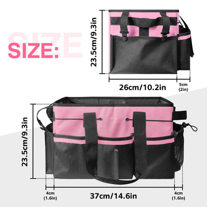 Gray Cleaning Kit - Multi-Purpose Cleaning Supplies Organizer Bag - Image 4