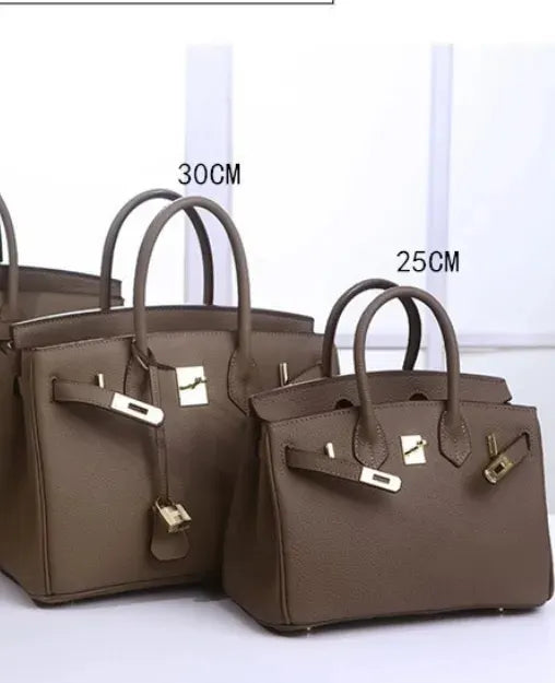 2025- Euro-american Elegant Crocodile Leather  Handbag Bag - Birkin 35,violet ,palladium Hardware - Image 3