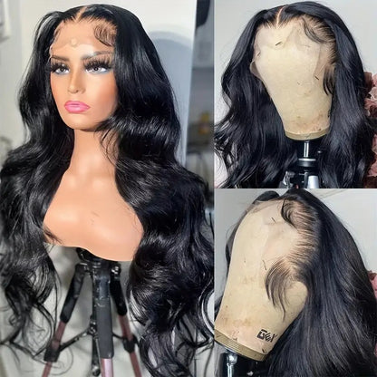 28-Inch Black Wig - Long Straight Synthetic Hair Wig for Daily Wear & Cosplay - Image 4