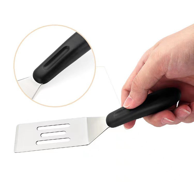 1 pc Teppanyaki steak spatula, Japanese cuisine small spatula, cooking tool (silver) - Image 2