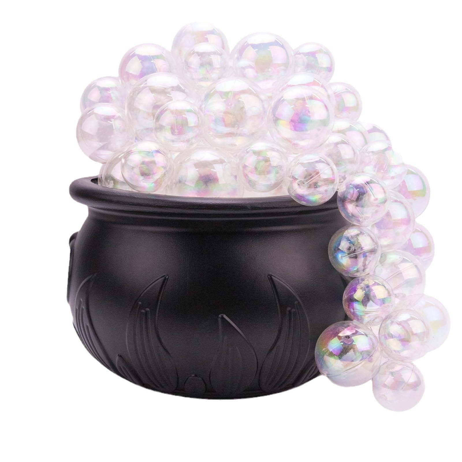 1 pc purple bubble, Witch Jar candy jar, Witch bucket black plastic, retro party table decoration - Image 2