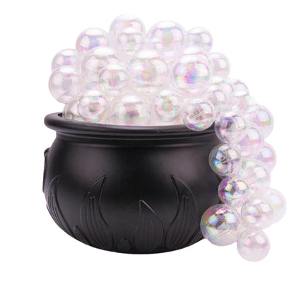 1 pc purple bubble, Witch Jar candy jar, Witch bucket black plastic, retro party table decoration - Image 2