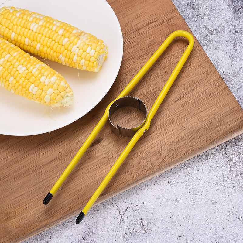 1 pc Household stainless steel peeler, plane knife, threshing and stripping device, creative kitchen tools (yellow) - Image 2