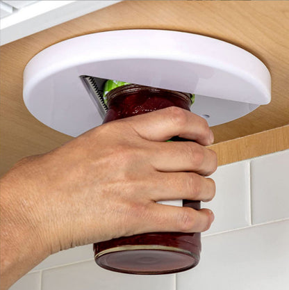 1 pc Jar Opener Round can opener Kitchen cabinet bottom lid can opener table bottom can opener - Image 4